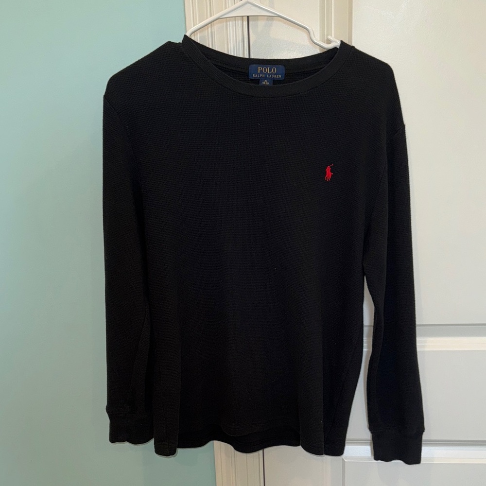 Polo by Ralph Lauren Gray Waffle Knit Sweater
